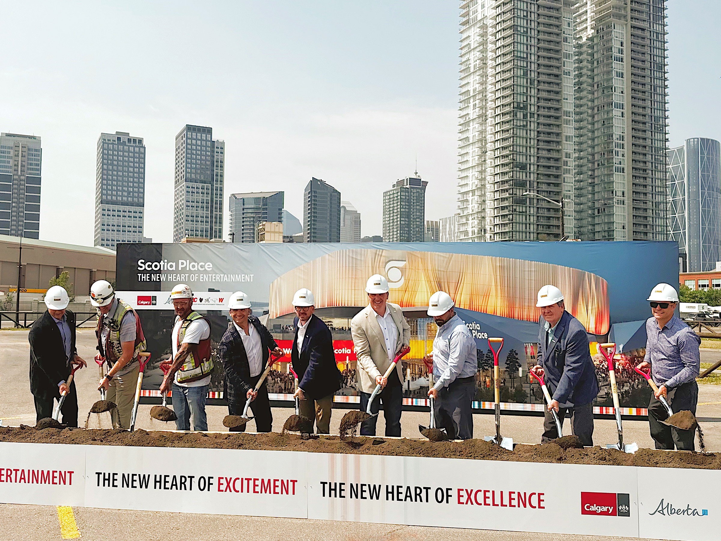 Landmark Groundbreaking at Scotia Place